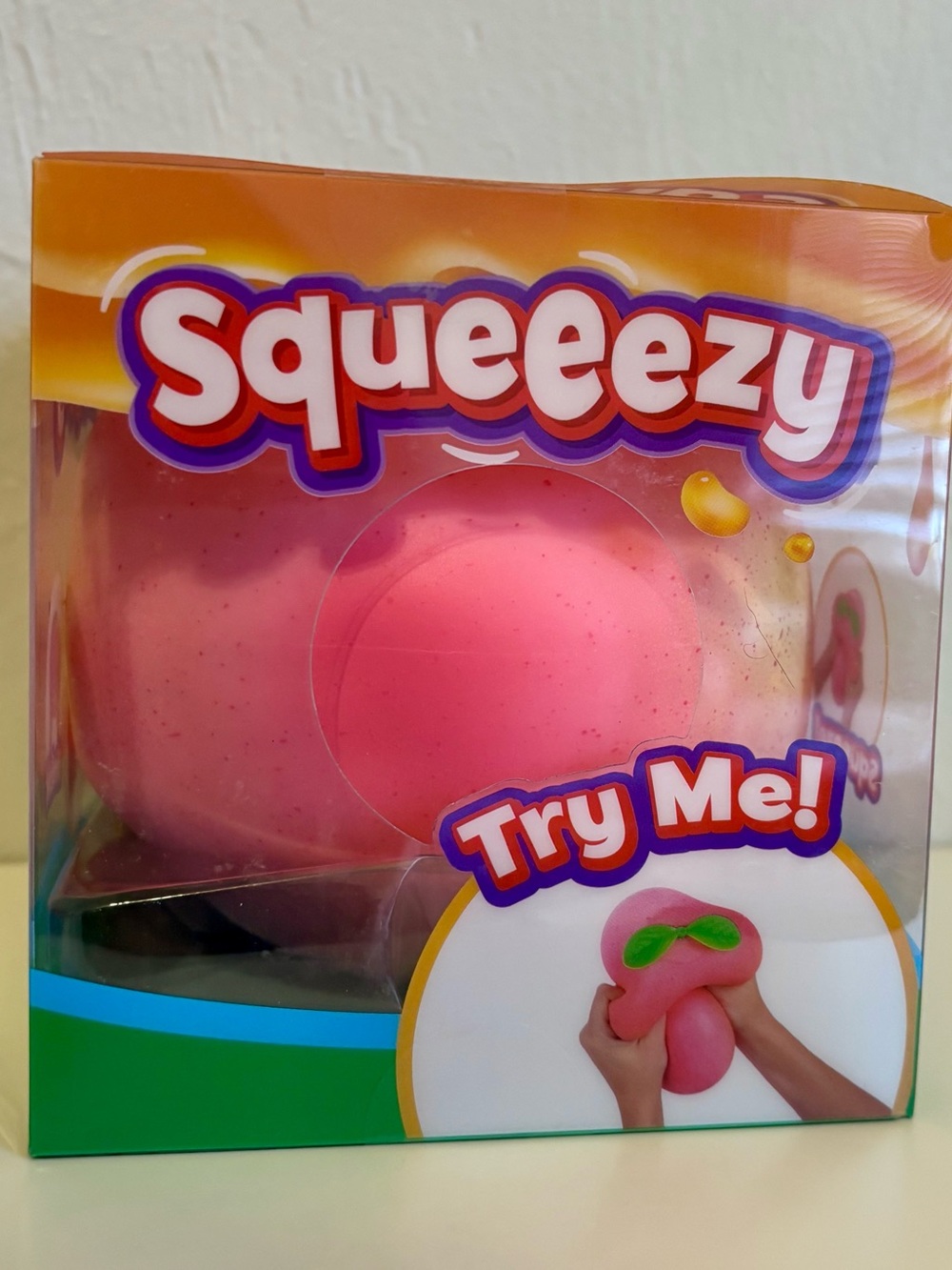 Squeeezy Peach Squishy Toy